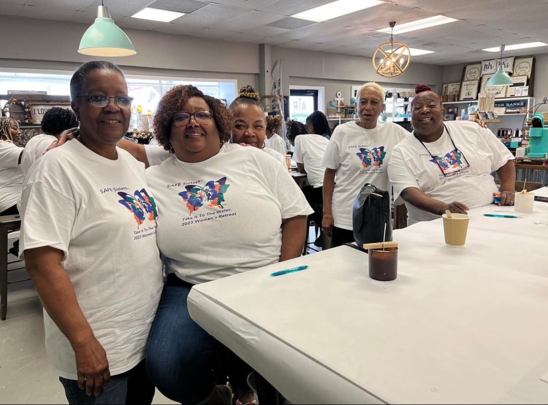 S.A.F.E. Sisters bonding at the retreat