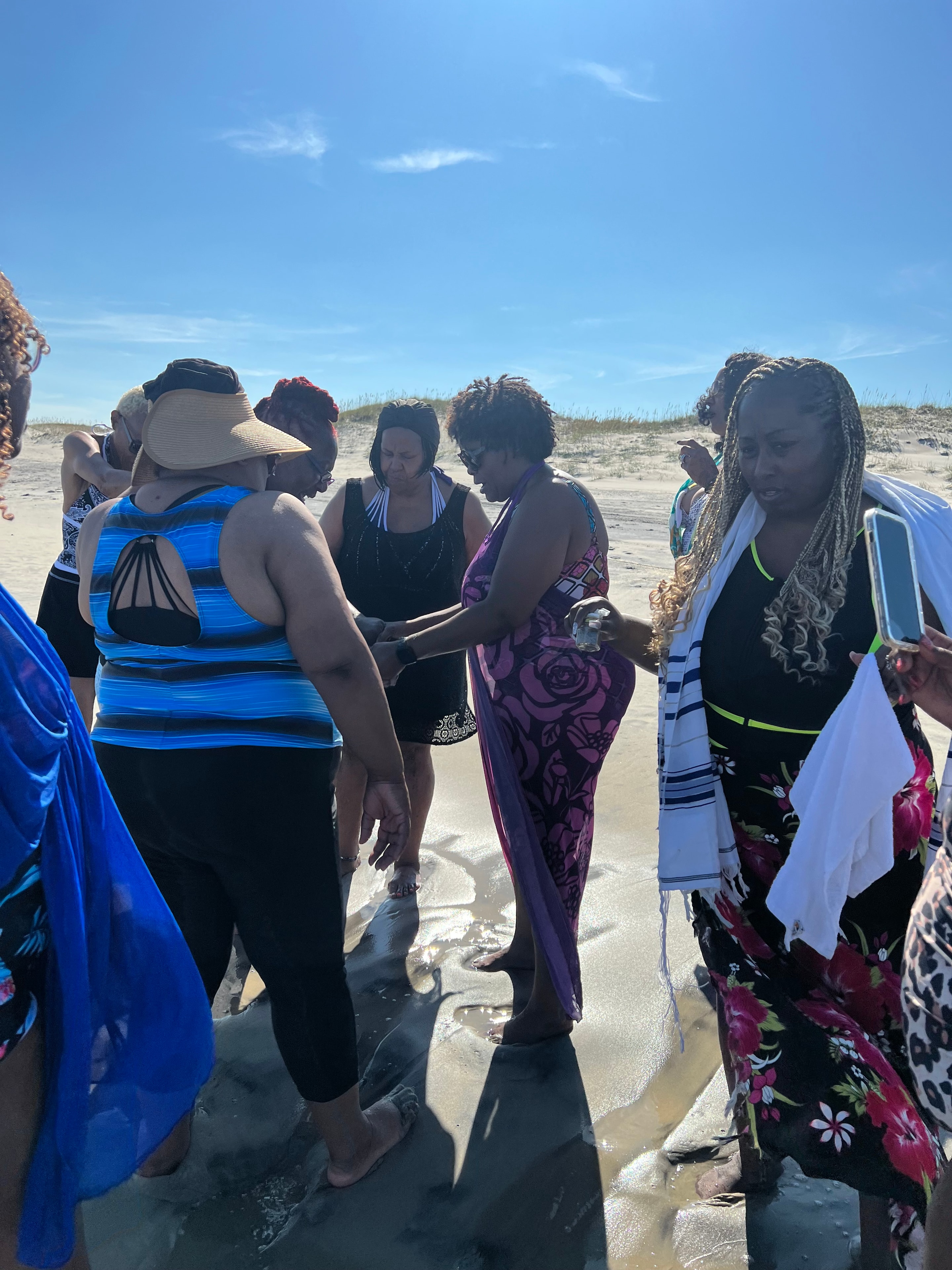 S.A.F.E. Sisters at the beach retreat